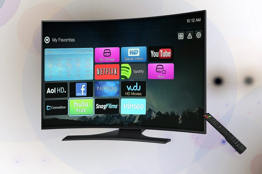 Ansicht TV-Oberfläche mit Übersicht zu den digitalen Kanälen, Bild: pixabay.com
